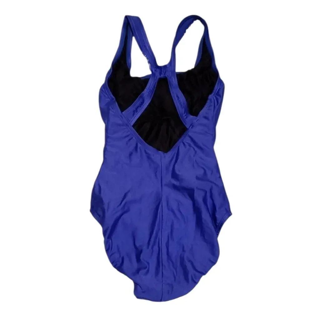 One Piece Speedo Racer Back In Blue - Picture 2 of 4